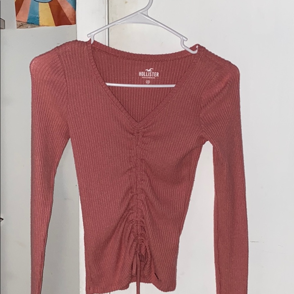 pink long sleeve
